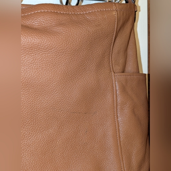 Coach Brown Pebble Leather Zip Top Park Hobo Shoulder Bag - Picture 11 of 11